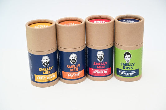 Smelly men natural deodorants range