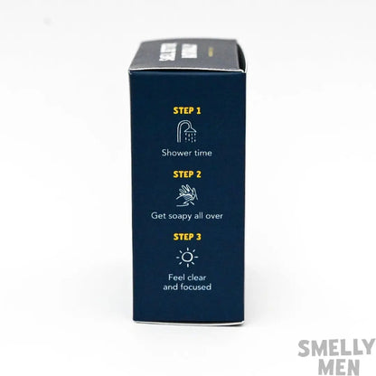 Early Doors soap carton side panel on a white background