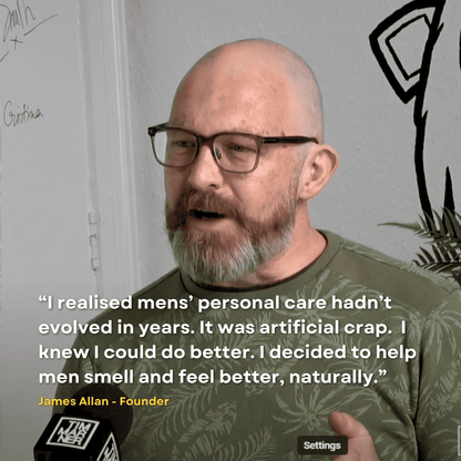 James Allan talks about Smelly Men on a podcast