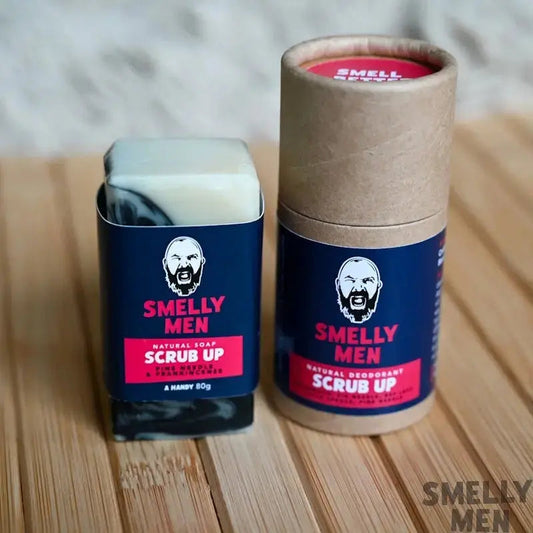 Scrub Up Travel Soap and Deodorant for men Travel Kit