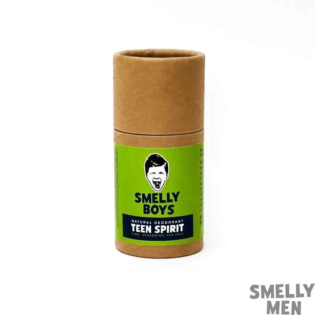 Teen Spirit natural deodorant for boys on a white background