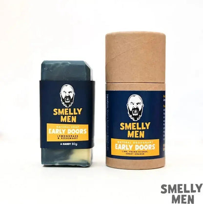 Early Doors Natural Travel Soap and Natural Deodorant by Smelly Men
