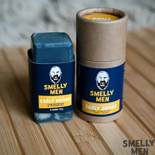 Early Doors Travel Kit Natural Soap and Deodorant by Smelly Men