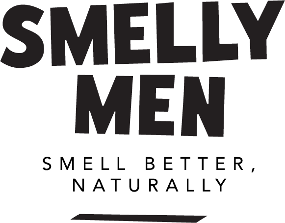 Smelly men logo with a strapline