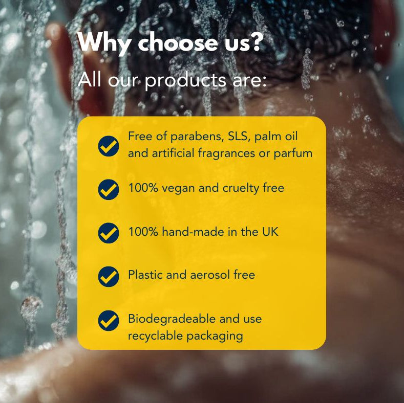 Reasons to believe in Smelly Men natural soap and deodorant