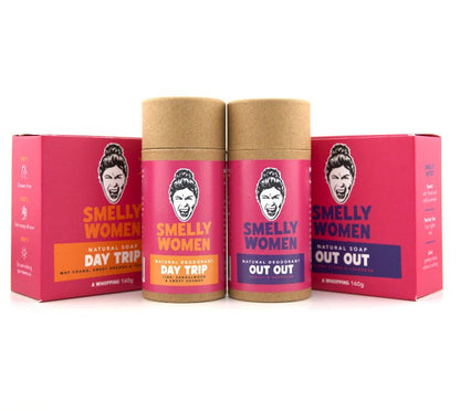 The Complete Set - All Four Smelly Women Products