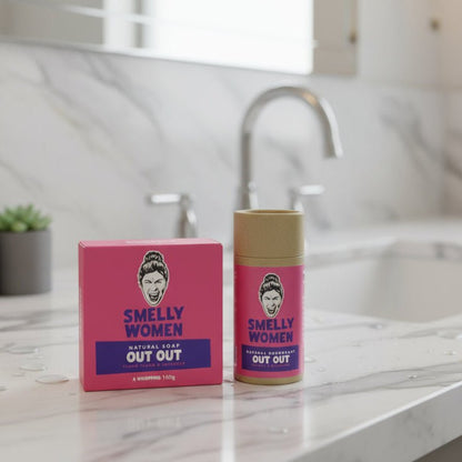 Out Out Set - Natural Floral Soap and Deodorant for Women